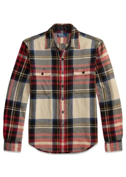 Ralph Lauren Classic Fit Plaid Flannel Workshirt