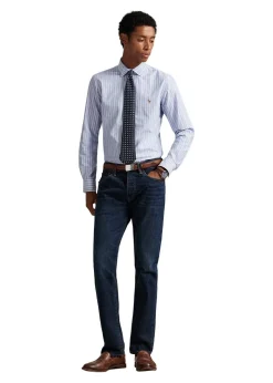 Ralph Lauren Custom Fit Striped Oxford Shirt
