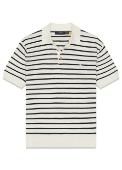Ralph Lauren Striped Cotton Polo Sweater