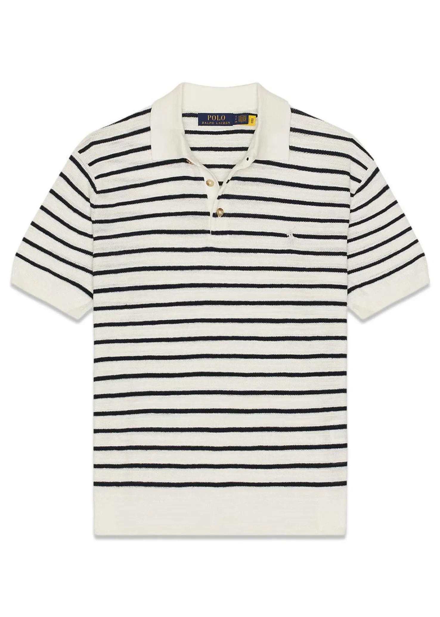 Ralph Lauren Striped Cotton Polo Sweater