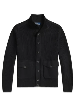 Ralph Lauren Wool Mockneck Cardigan