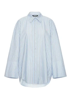 Rotate POPLIN OVERSIZED SHIRT