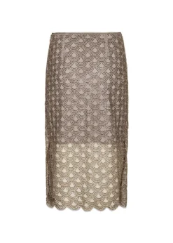 Rotate SCALLOP SEQUIN MIDI SKIRT