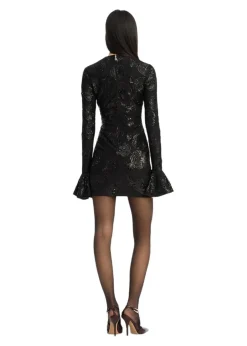 Rotate SEQUINS LS MINI DRESS