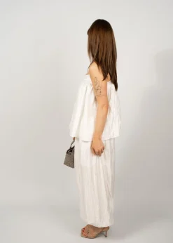 Rotate STRIPED SLIP TOP