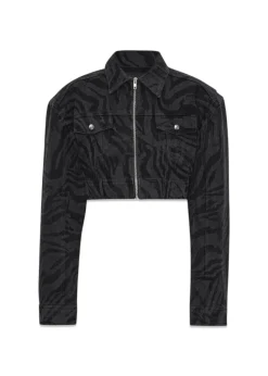 Rotate Zebra Denim Jacket