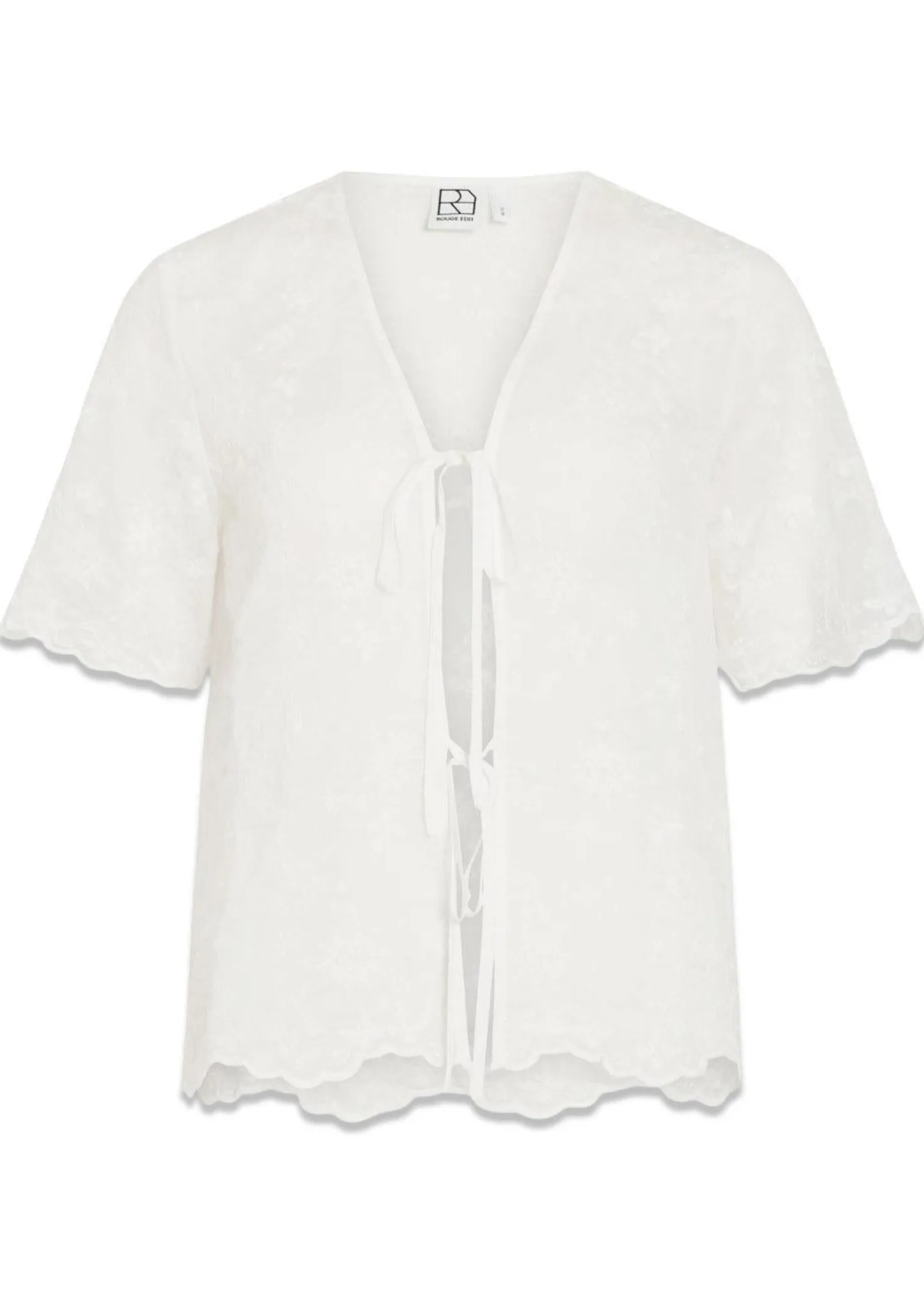 ROUGE EDIT ROUKAIA 2/4 V-NECK TOP