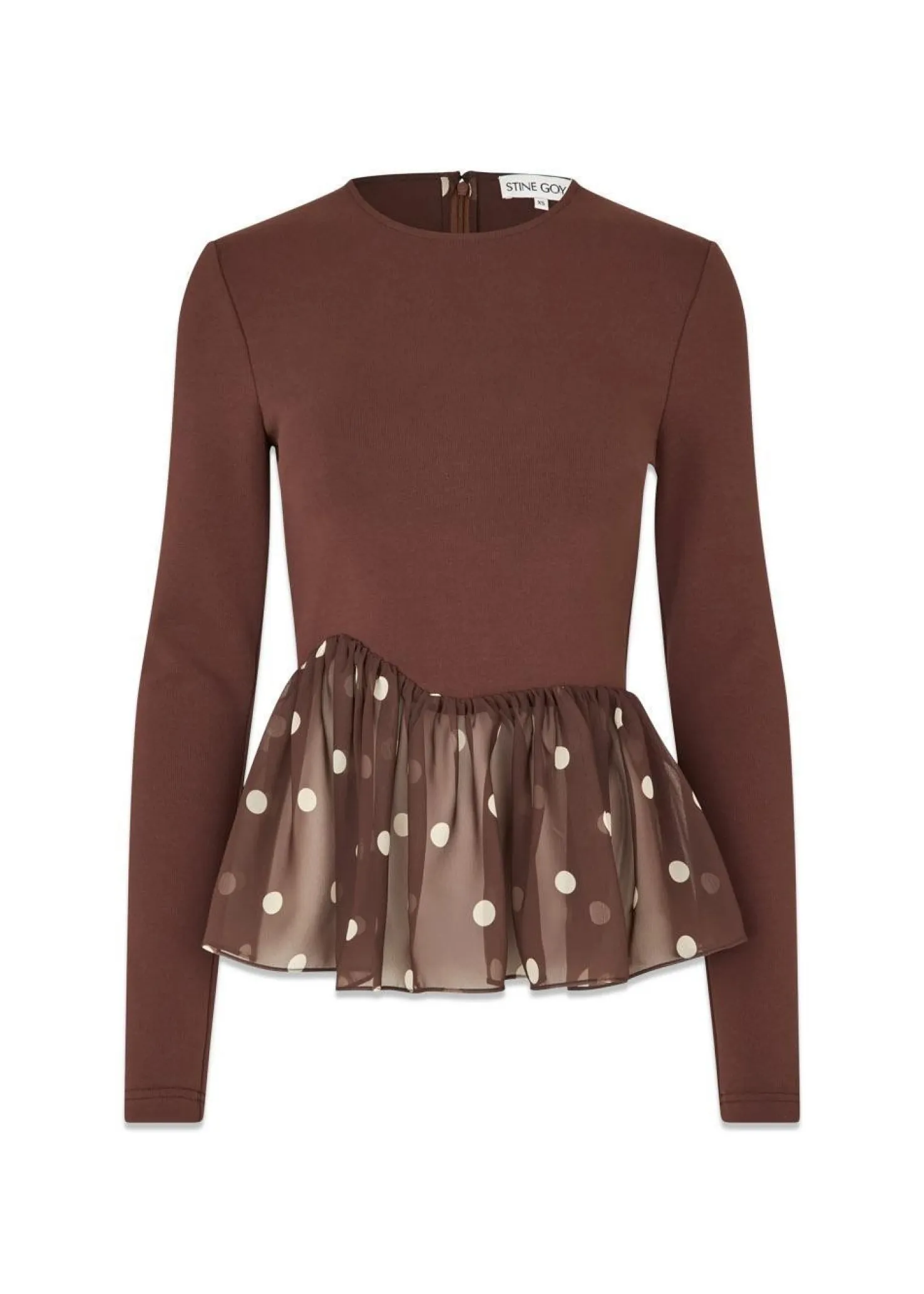Stine Goya Asymmetrical Draped Top
