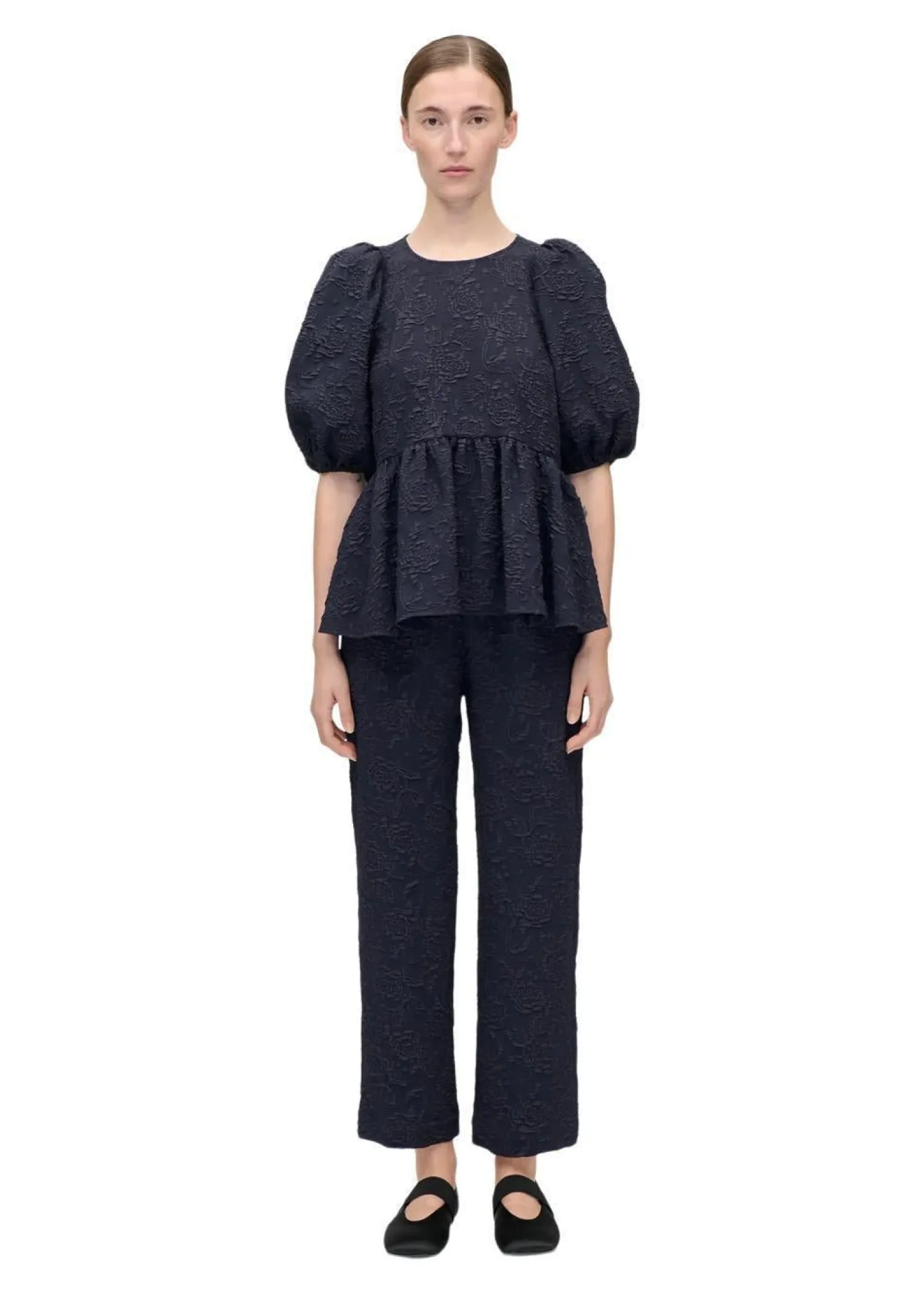 Stine Goya Elasticated Waistband Cropped Pants