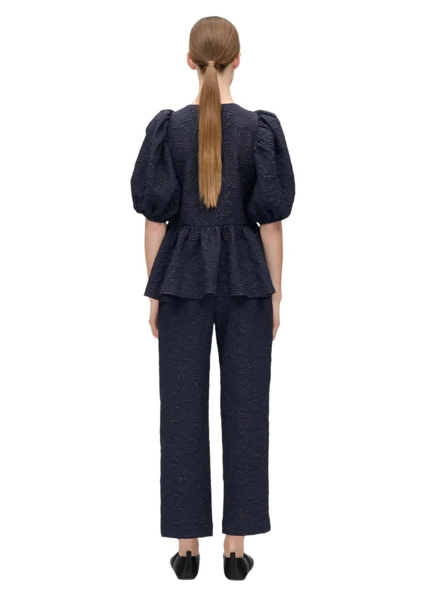 Stine Goya Elasticated Waistband Cropped Pants