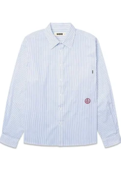 Woodbird Buzo Stripe EMB Shirt