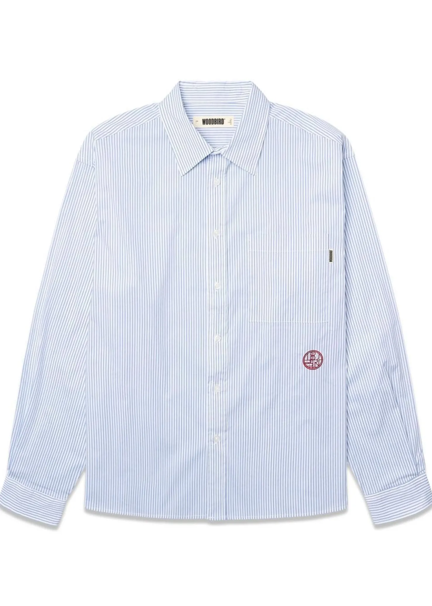 Woodbird Buzo Stripe EMB Shirt