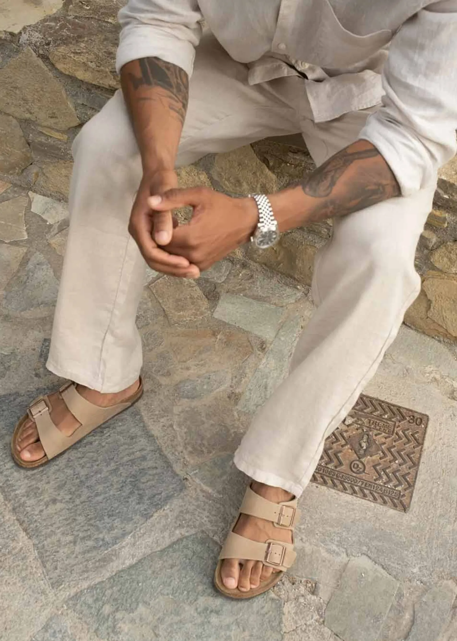 Woodbird Eik Linen Pant